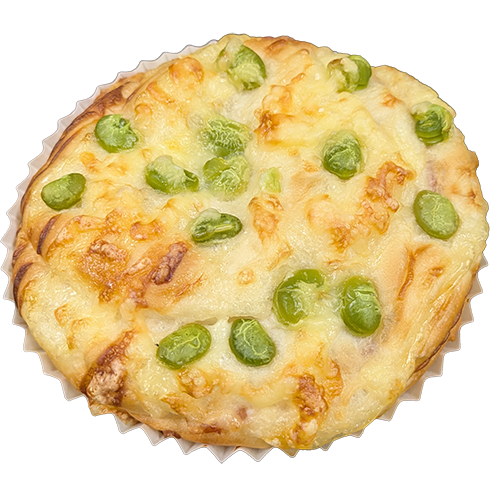 えだ豆とベーコン