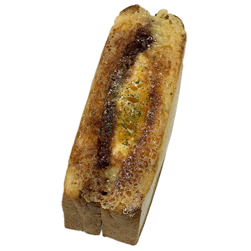 エッグカレーホットサンド