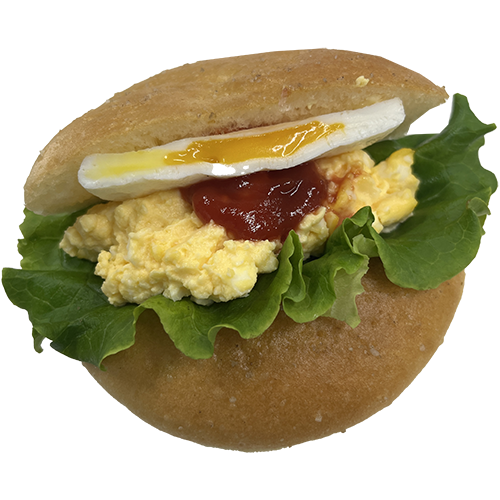 フォカッチャバーガー　たまご＆たまご