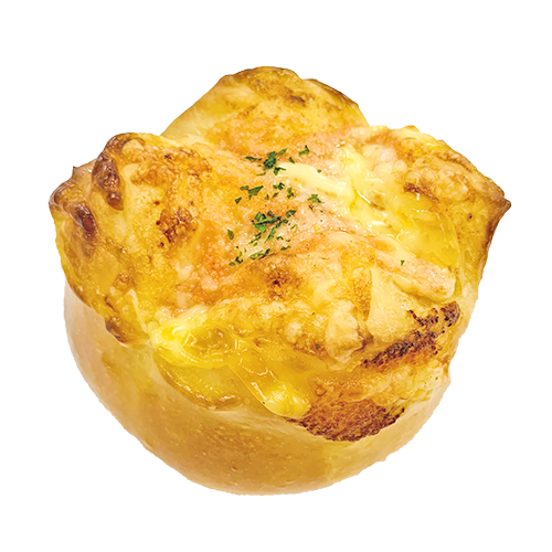 明太チーズのロールパン