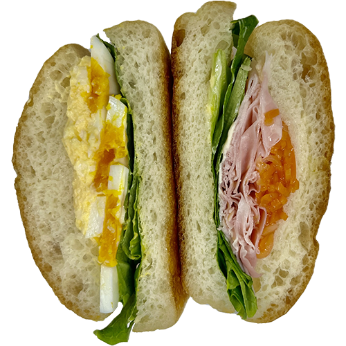 フォカッチャサンド ベーコン&Wたまご