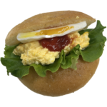 フォカッチャバーガー　たまご＆たまご