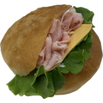 フォカッチャバーガー　チーズベーコン