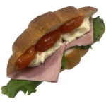 塩ぱんサンド・チェリートマトとハムポテト